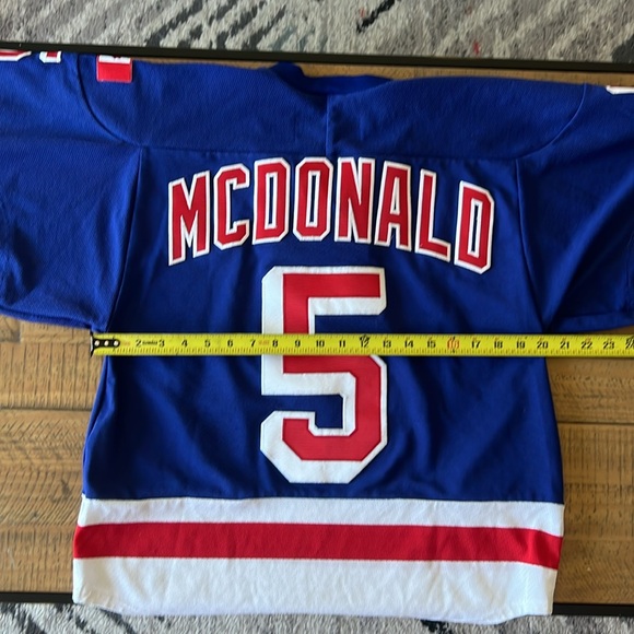 New York Rangers Jersey #5 McDonald - Picture 8 of 11